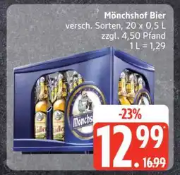Edeka Mönchshof Bier Angebot