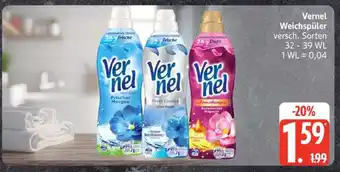 Edeka Vernel Weichspüler Angebot