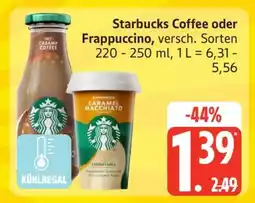 Edeka Starbucks Coffee oder Frappuccino Angebot