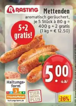 Edeka Rasting Mettenden Angebot