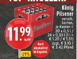 Edeka König Pilsener Angebot