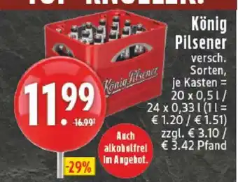 Edeka König Pilsener Angebot