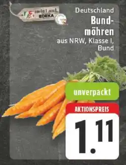Edeka Deutschland: Bundmöhren Angebot