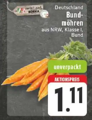 Edeka Deutschland: Bundmöhren Angebot