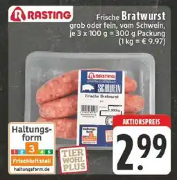 Edeka Rasting Frische Bratwurst Angebot