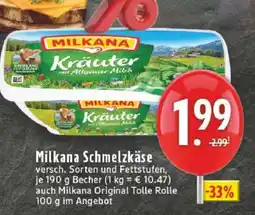 Edeka Milkana Schmelzkäse Angebot