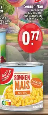 Edeka Sonnen-Mais Angebot