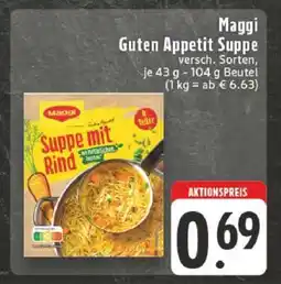 Edeka Maggi Guten Appetit Suppe Angebot