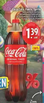 Edeka Coca­Cola/ Fanta/ Sprite Angebot