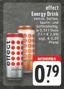 Edeka EFFECT Energy Drink Angebot