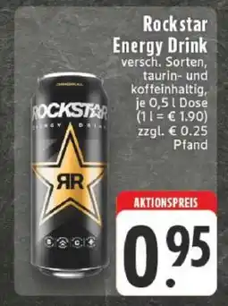 Edeka Rockstar Energy Drink Angebot