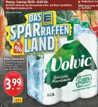 Edeka VOLVIC Naturelle Angebot