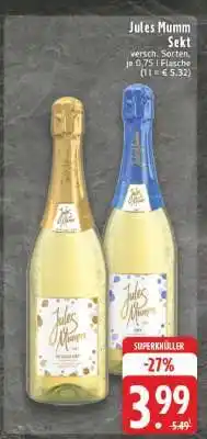 Edeka Jules Mumm Sekt Angebot