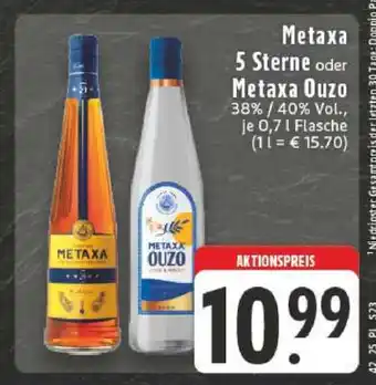 Edeka Metaxa 5 Sterne oder Metaxa Ouzo Angebot