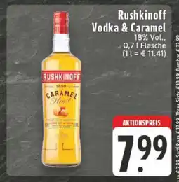 Edeka Rushkinoff Vodka & Caramel Angebot