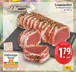 Edeka Schweinefilet im Baconmantel Angebot