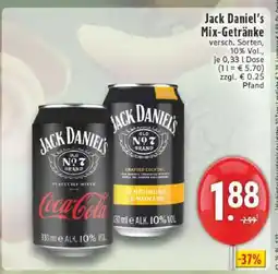 Edeka Jack Daniel's Mix-Getränke Angebot