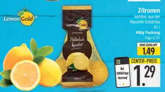 Edeka Zitronen Angebot