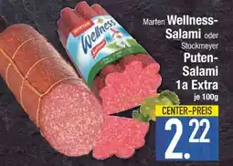 Edeka Marten Wellness-Salami oder Stockmeyer Puten-Salami 1a Extra Angebot