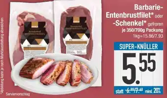 Edeka Barbarie-Entenbrustfilet oder -Schenkel Angebot