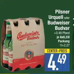 Edeka Pilsner Urquell oder Budweiser Budvar Angebot