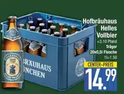 Edeka Hofbräuhaus Helles Vollbier Angebot