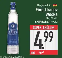 Edeka Fürst Uranov Wodka Angebot