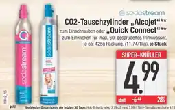 Edeka CO2-Tauschzylinder „Alcojet“ oder „Quick Connect“ Angebot