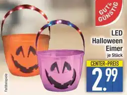Edeka LED Halloween Eimer Angebot