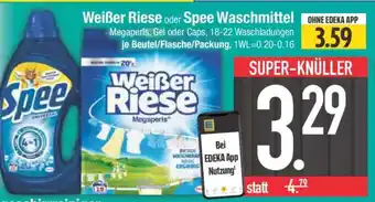 Edeka Weiße Riese oder Spee Waschmittel Angebot
