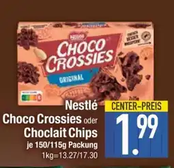Edeka Nestlé Choco Crossies oder Choclait Chips Angebot