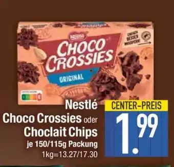 Edeka Nestlé Choco Crossies oder Choclait Chips Angebot