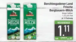 Edeka Berchtesgadener Land Frische Bergbauern-Milch Angebot
