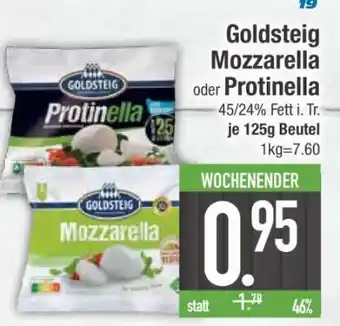 Edeka Goldsteig Mozzarella oder Protinella Angebot