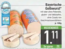 Edeka Bayerische Gelbwurst Angebot