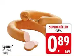 Edeka Lyoner im Ring 100g Angebot