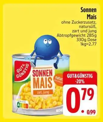 Edeka Sonnen-Mais Angebot