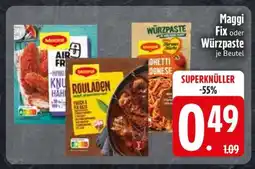Edeka MAGGI Fix oder Würzpaste Angebot