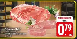 Edeka Schweine- Hals Angebot
