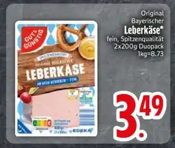 Edeka Original Bayerischer Leberkäse Angebot