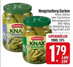 Edeka Hengstenberg Gurken Angebot