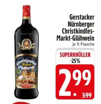 Edeka Gerstacker Nürnberger Christkindles-Markt-Glühwein Angebot