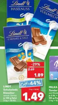 Kaufland LINDT Schokolade Klassiker Angebot