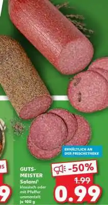 Kaufland GUTS-MEISTER Salami Angebot