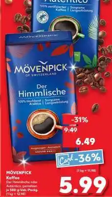 Kaufland MÖVENPICK Kaffee Angebot