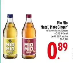 Edeka Mio Mio Mate², Mate Ginger² Angebot