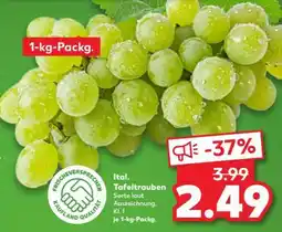 Kaufland Ital. Tafeltrauben Angebot