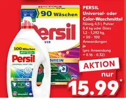 Kaufland PERSIL Universal- oder Color- Waschmittel Angebot