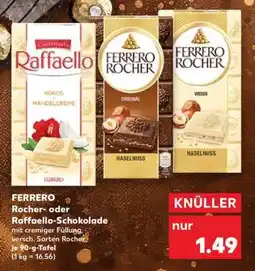 Kaufland FERRERO Rocher- oder Raffaello- Schokolade Angebot
