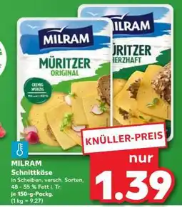 Kaufland MILRAM Schnittkäse Angebot
